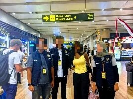Imigrasi Ngurah Rai Bersama Polsek Kuta, Deportasi WN Nigeria Setelah Overstay 93 Hari