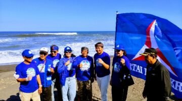 Menyambut HUT, DPD Partai Demokrat Provinsi Bali Bersama DPC Partai Demokrat Kabupaten Gianyar Menggelar Acara Gerakan Langit Biru
