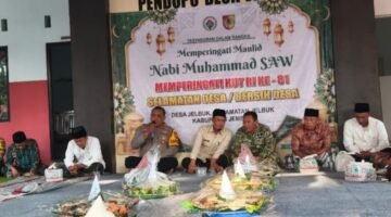 DALAM RANGKA MEMPERINGATI HUT KE 81 DAN MAULID NABI MUHAMMAD SAW.1448 H.DAN SELAMETAN/DESA JELBUK