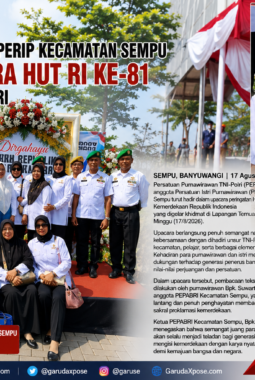 Dari Purnawirawan untuk Negeri, PEPABRI Sempu Khidmatkan HUT RI ke-81