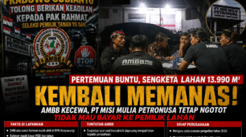 PERTEMUAN BUNTU, AMBB BERTAHAN DI PINTU MASUK BOSOWA