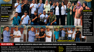 Forum Silaturahmi LBH GADJA MADHA Indonesia di Muncar Perkuat Konsolidasi Organisasi dan Bagikan KTA Anggota