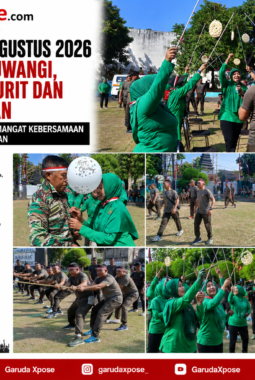 Semarak Lomba 17 Agustus 2026 Kodim 0825/Banyuwangi, Kekompakan Prajurit dan Persit Jadi Sorotan