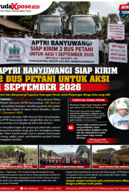 APTRI Banyuwangi Siap Kirim 2 Bus Petani untuk Aksi 1 September 2026