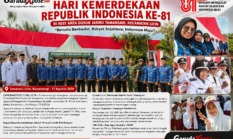 Upacara HUT ke-81 RI di Rest Area Dusun Jambu Tamansari, Semangat Kebangsaan Menggema