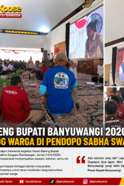 Gesah Bareng Ambi Bupati, Cara Bupati Ipuk agar Warganya Bisa Sampaikan Langsung Persoalannya