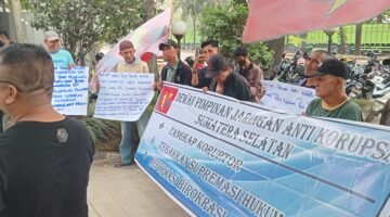 Aksi Damai di BBWS Sumatera VIII, JAKOR Sumsel Bongkar Dugaan Penyimpangan Proyek Swakelola