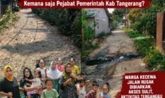 Di wilayah kec cisoka masih ada jalan rusak parah tak kunjung diperbaiki, Kemana Saja Pejabat Pemerintah Kabupaten Tangerang