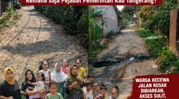 Di wilayah kec cisoka masih ada jalan rusak parah tak kunjung diperbaiki, Kemana Saja Pejabat Pemerintah Kabupaten Tangerang