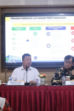 Kumpulkan Jajaran IPPAT dan BPKAD Se-Yogyakarta, Menteri Nusron Sosialisasikan Transformasi Layanan Pertanahan dan Organisasi