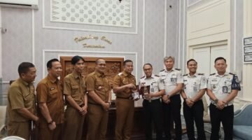 Pererat Sinergi, Kepala Rutan Kelas I Palembang Audiensi dengan Pemerintah Kota Palembang