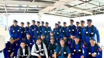 Bergabung Bersama Ditpolairud Polda Banten, 5 Pewarta Delegasi PWI Banten Ikut Operasi SAR Menuju Ujung Kulon