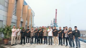 Bangun Komunikasi dengan Stakeholder, Garda Prabowo Sumsel Silaturahmi ke Pelindo