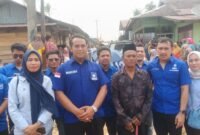 Ketua DPD PAN Tapteng Martanto Siregar didampingi Ketua DPD PAN Sibolga dan bersama Kader PAN Tapteng (ist) 