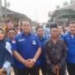 Ketua DPD PAN Tapteng Martanto Siregar didampingi Ketua DPD PAN Sibolga dan bersama Kader PAN Tapteng (ist) 