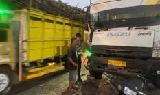 Tiga Orang Terluka dalam Kecelakaan Beruntun di Tegalsiwalan, Dump Truck Diduga Alami Gangguan Rem