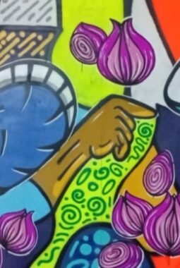 Dari Alun-alun Brebes, Gus Bill Ubah Bawang Merah Jadi Bahasa Street Art