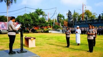 Kapolres Gianyar Pimpin Pelantikan Kasat Binmas dan Sertijab Kapolsek Tampaksiring
