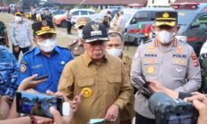 Gelar Apel Gabungan, Polresta Tangerang Siaga Hadapi Erupsi Gunung Anak Krakatau