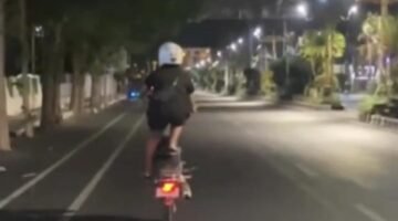 Tak Cukup Ditegur, Motor Pengendara Freestyle di Probolinggo Ditertibkan Polisi