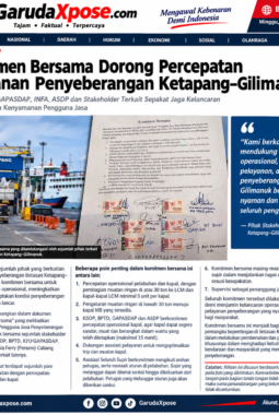 Komitmen Bersama Dorong Percepatan Pelayanan Penyeberangan Ketapang–Gilimanuk