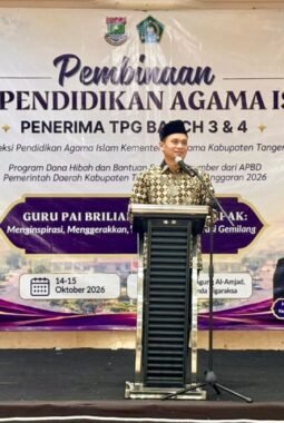 Kemenag Kabupaten Tangerang Berikan Pembinaan Guru PAI, Untuk Menbangun Ekosistem Pendidikan Kuat