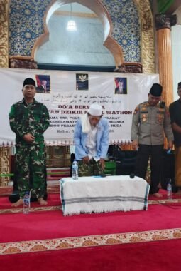 Dandim 0825 Banyuwangi, Hadiri Acara Do’a Bersama Jama’ah Nurul Wathon di Tegaldlimo