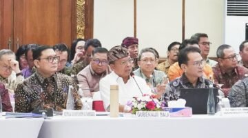 Gubernur Koster Terima Banggar DPR RI, Minta APBN Dukung Infrastruktur Strategis Bali