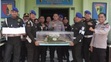 Keluarga Besar Subdenpom V/3-6 Berterima Kasih Kepada Kapolres Bondowoso