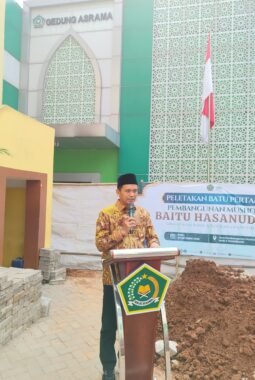 Kamenag Kab Tangerang Letakkan Batu Pertama Pembangunan Musalla MAN 2