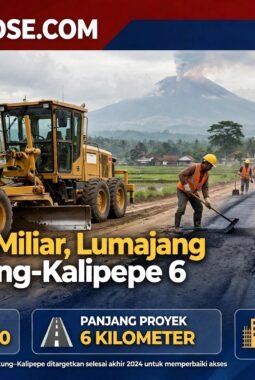 APBD Rp10,9 Miliar, Pemkab Lumajang Kebut Peningkatan Jalan Rowokangkung-Kalipepe 6 Kilometer, Target Tuntas Desember 2026