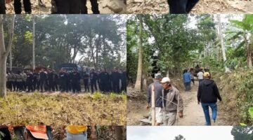 Polri Turun Amankan Pembongkaran Blokade Jalan di PT Kali Jeruk Lumajang, Cegah Bentrok Warga dengan Perusahaan