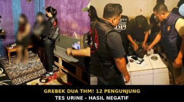 GREBEK DUA THM DI LUMAJANG! Tim Busher Satresnarkoba Tes Urine 12 Pengunjung Kafe, Hasil Negatif Narkoba