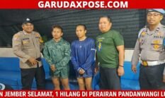 PERAHU NELAYAN PUGER TERBALIK DIHANTAM OMBAK DI PERAIRAN PANDANWANGI LUMAJANG, 2 SELAMAT 1 HILANG