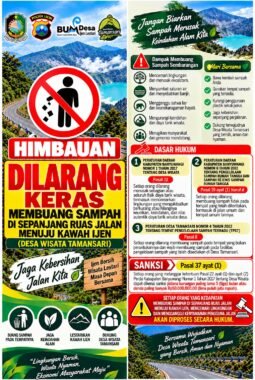 Hasil Musyawarah Lintas Sektor, Pembuang Sampah di Jalur Kawah Ijen Terancam Diproses Hukum