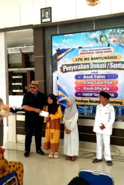 Merajut Kepedulian Sesama, LPK MS Bersama Rumah Kebangsaan Gelar Aksi Sosial di Genteng