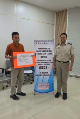 Kantah Kabupaten Tangerang Salurkan UGK Untuk Pembangunan KSCS, Dukung Manfaat Air Baku bagi Masyarakat