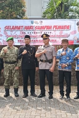Peringatan Sumpah Pemuda ke -98, Dengan Semangat Kecamatan  Sukapura Gelar Upacara