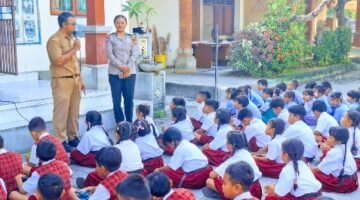 Polsek Sukawati Ajak Siswa SD Negeri 4 Ketewel Cegah Bullying Sejak Dini