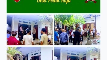 Warga Banjar Mantring Dikejutkan Peristiwa Tragis, Babinsa Lakukan Pengecekan