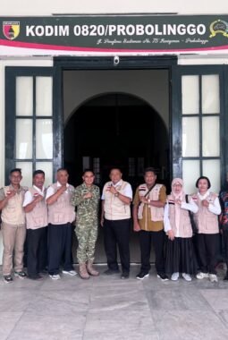 FPRB Kota Probolinggo Perluas Sinergi Kebencanaan, Sambangi Markas Kodim 0820