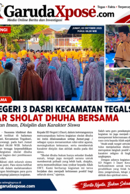 SD NEGERI 3 DASRI TEGALSARI GELAR SHOLAT DHUHA SETIAP JUMAT, TANAMKAN NILAI RELIGIUS SEJAK DINI
